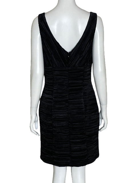 Vestido Maxandcleo Drapeado Mini Negro-Talla 10