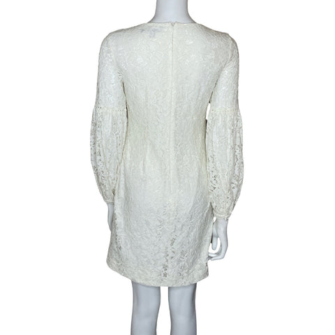 Vestido Ralph Lauren Encaje Blanco-Talla 2