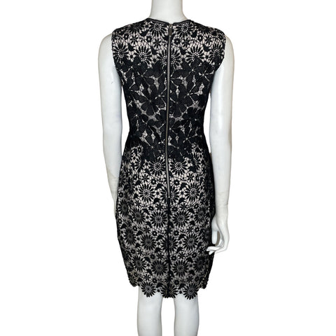 Vestido Karen Millen Encaje Floral Negro-Talla 6