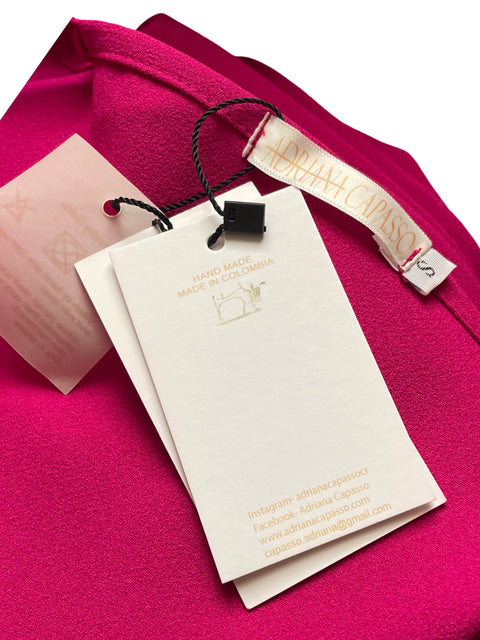 Top Adriana Capasso Abullonado Fucsia-Talla S