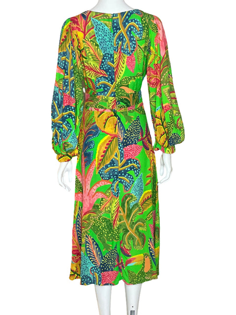 Vestido Farm Rio Forest Dream Verde-Talla S