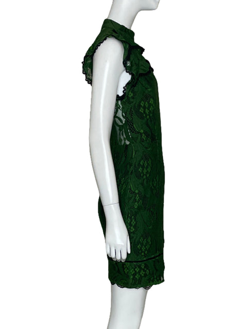 Vestido Adelyn Rae Encaje Verde-Talla XS