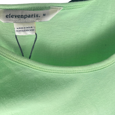 Vestido Elevenparis Tiras Verde-Talla M