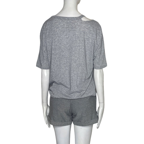 Set Chaser Mangas Con Huecos Gris-Talla XS