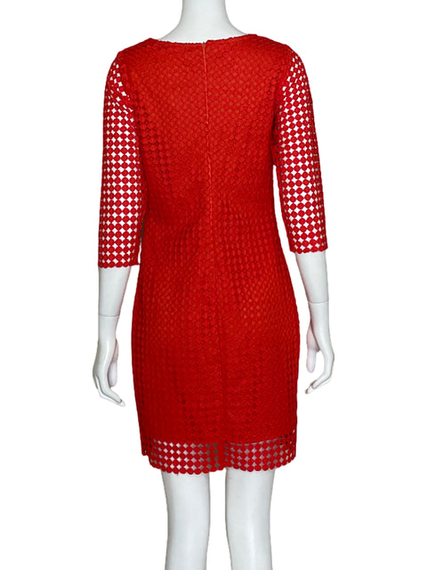 Vestido Rubber Ducky Encaje Naranja- S