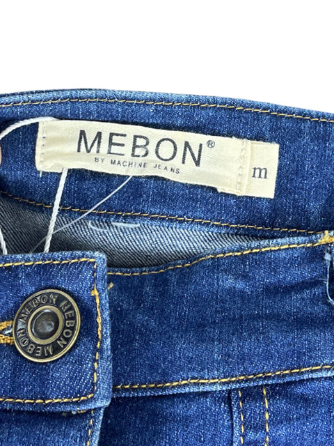 Top Mebon Jeans Botones Azul-Talla M