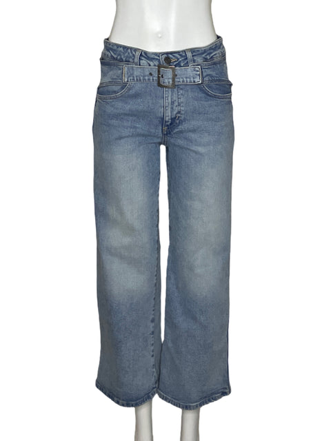 Pantalón Desigual Cinturón Azul - Talla 38