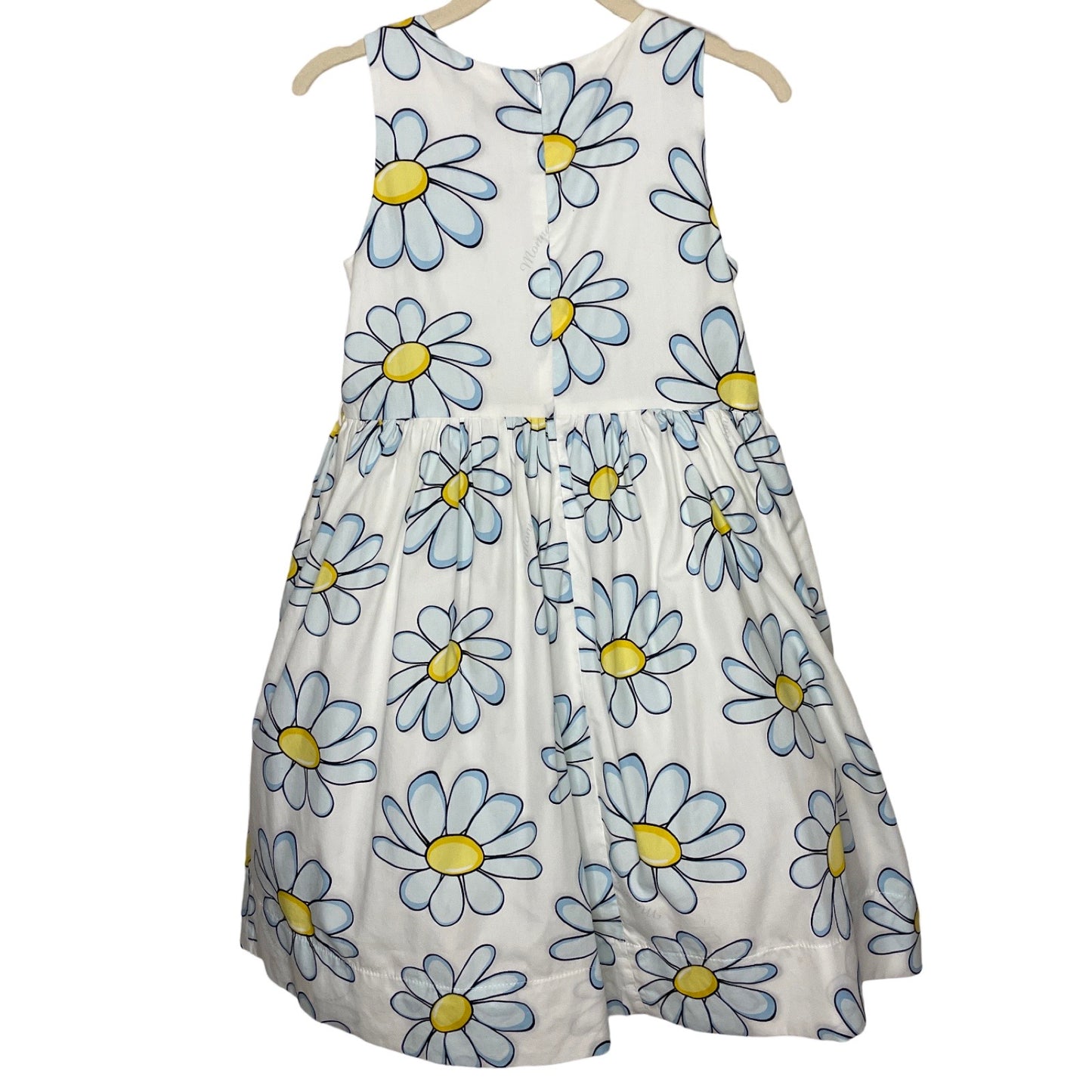 Vestido MONNALISA Flores Blanco - Talla 8