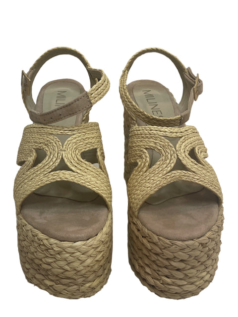 Calzado Milines Yute Tejido Beige-Talla 35