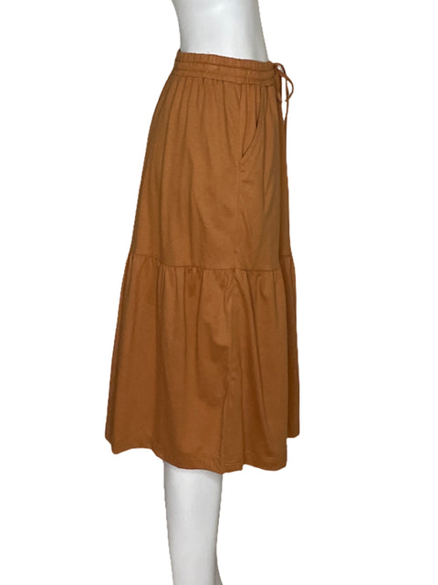 Falda Tesoro TPS Midi Marrón - Talla S