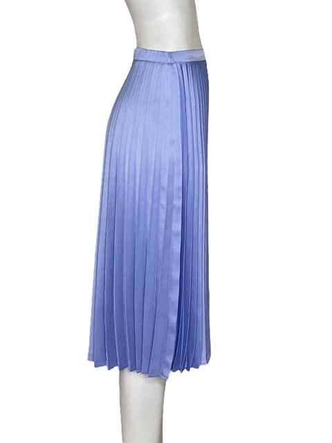 Falda Zara Plisado Azul - Talla XS