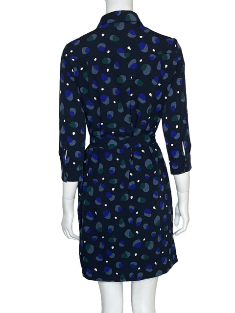 Vestido Tommy Hilfiger Camisero Puntos Azul-Talla 4