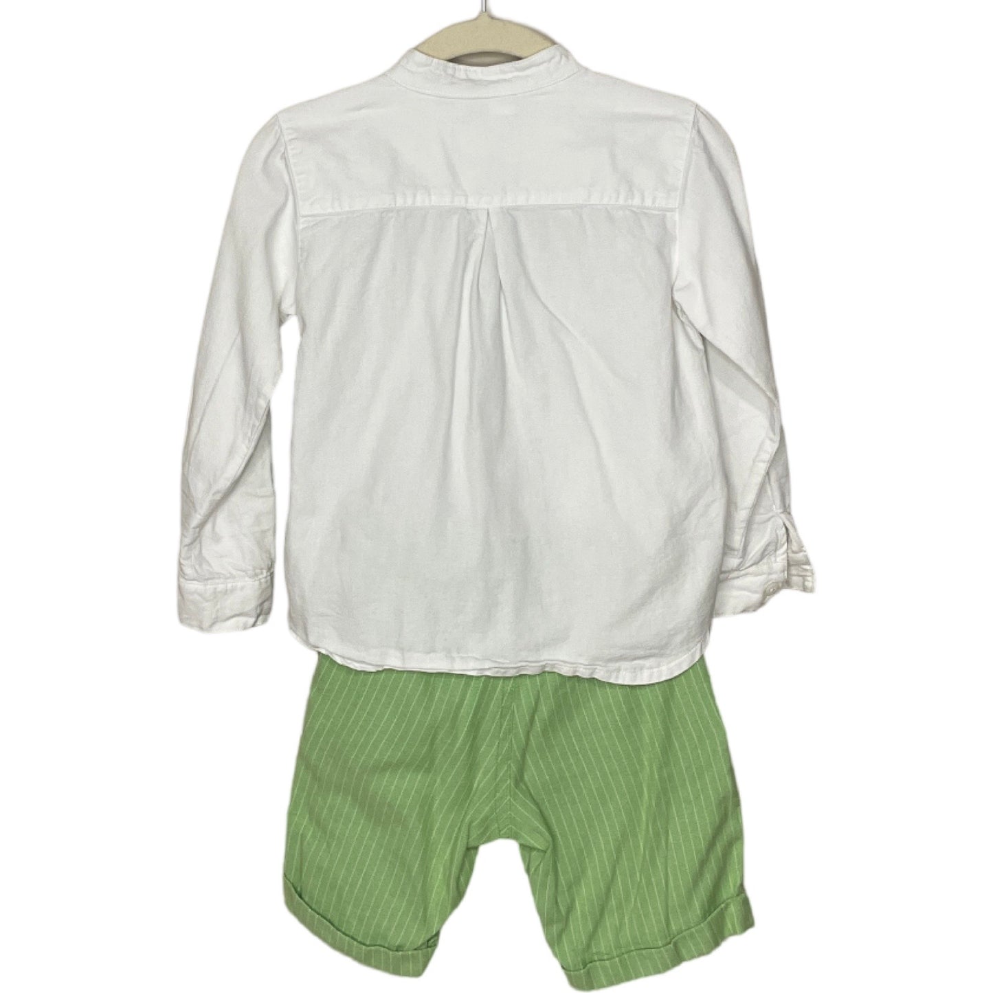 Set Confecciones Alber Short+Camisa Verde-talla 4