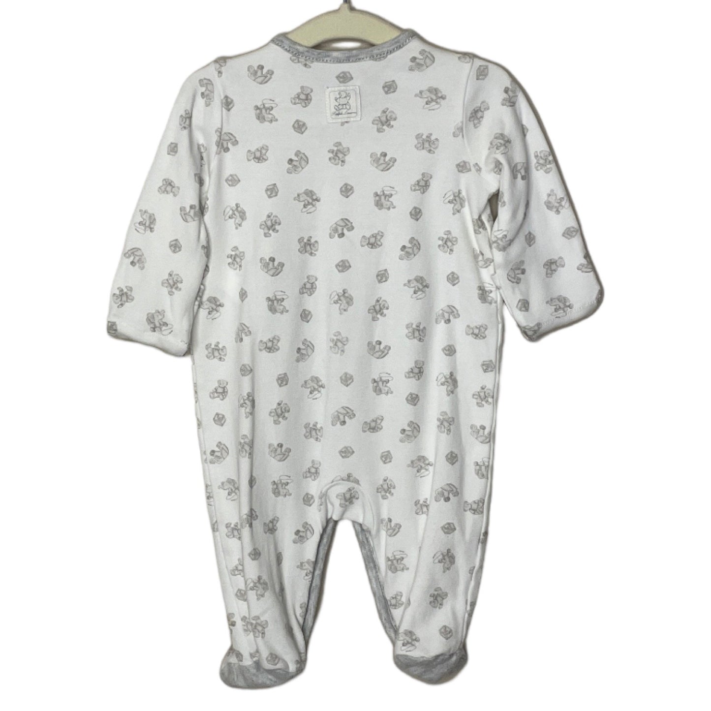 Mono Ralph Lauren Osos Gris-Talla 3m