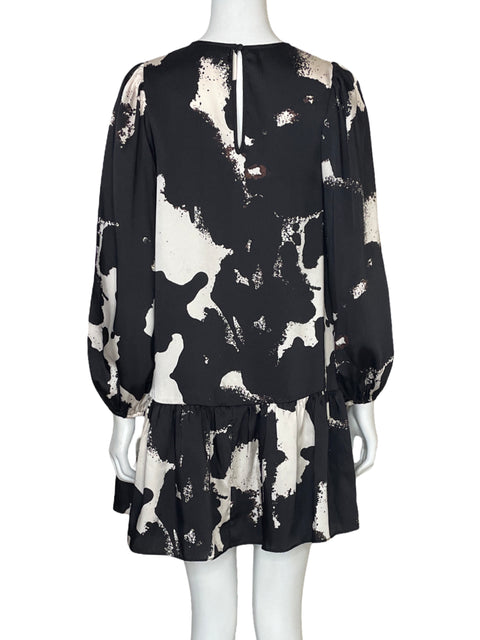 Vestido Alexis Estampado Negro-Talla XS