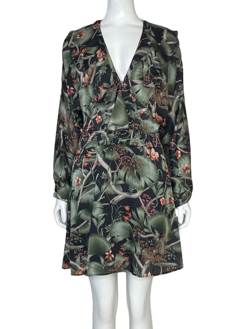 Vestido Johanna Ortiz by H&M Estampado Negro-Talla S