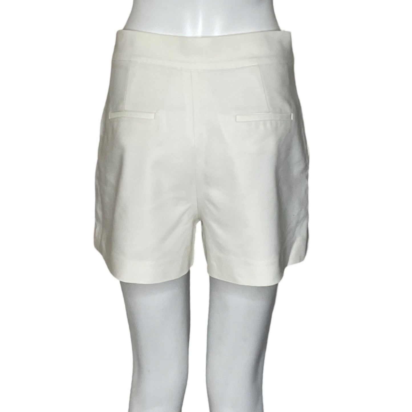 Short Zara Recto Blanco-Talla S