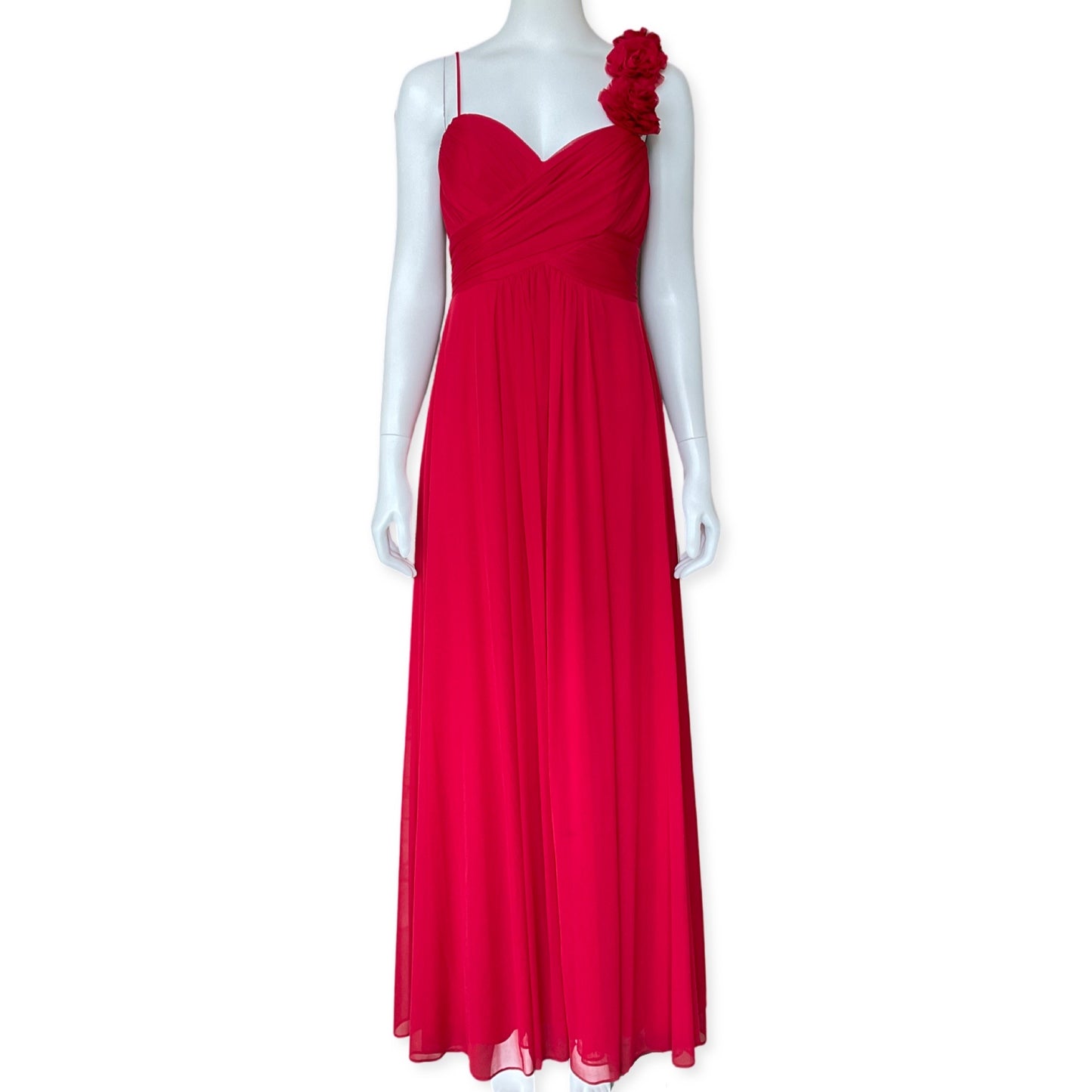 Vestido Camille La Vie Largo Rojo - Talla 4