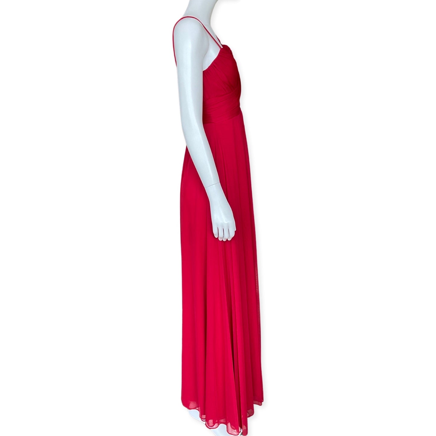 Vestido Camille La Vie Largo Rojo - Talla 4