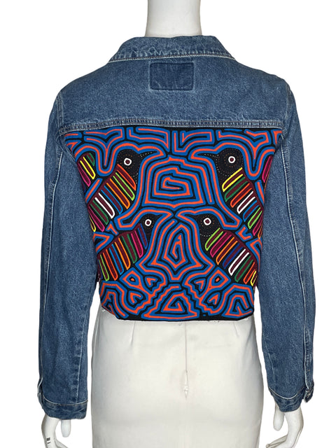 Chaqueta Diana Arcila Croped Vaquera Azul - Talla M