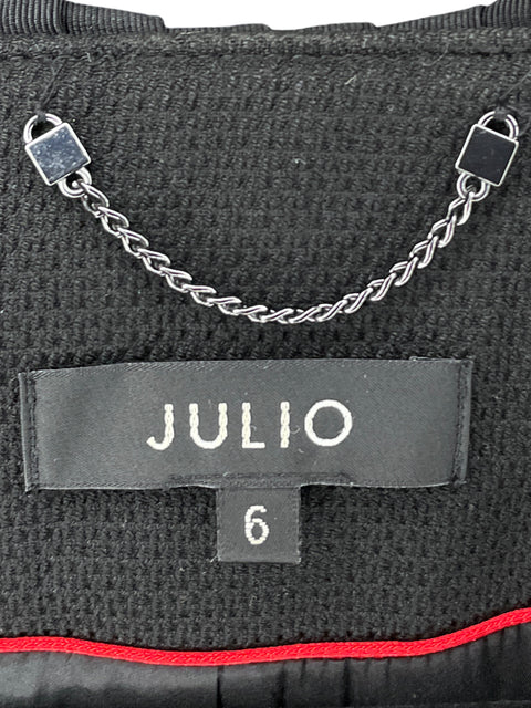 Chaqueta Julio Zipper Negro - Talla 6