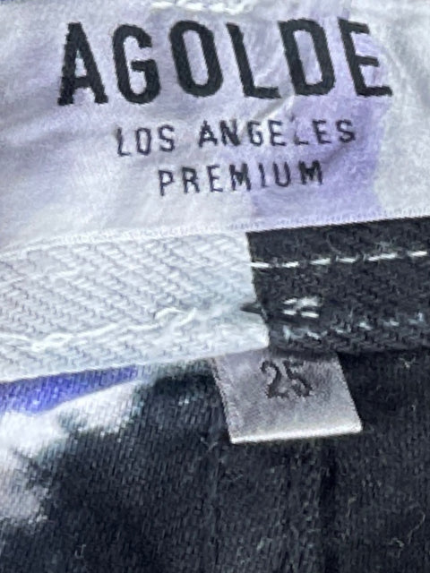 Shorts Agolde Short Negro - Talla 25