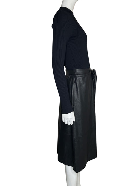 Vestido Ted Baker de Viscosa Midi Vuelos Negro - Talla 4