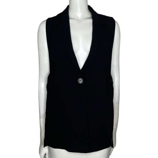Chaleco Zara Corte Lateral Negro-Talla XS