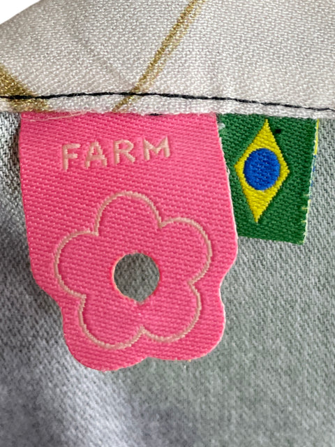 Salida De Baño Farm Estampado Verde - Talla M