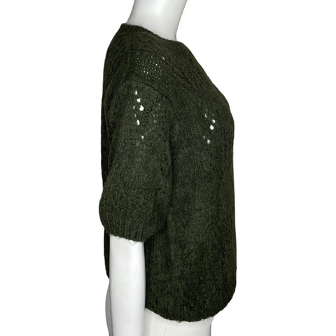 Sueter Civico 1 Manga Corta Tejido Verde-Talla U