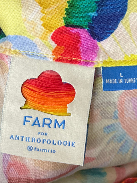 Romper Farm de Algodón Tropical parrot Amarillo - Talla L