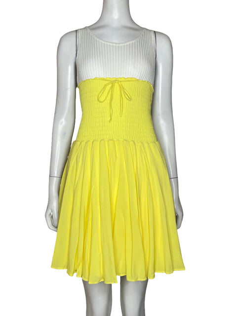 Vestido Alexandra Bueno Fluido Amarillo - Talla M