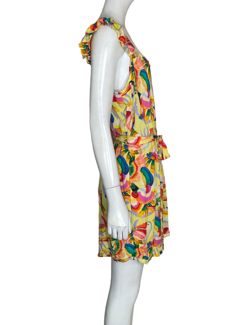 Romper Farm de Algodón Tropical parrot Amarillo - Talla L