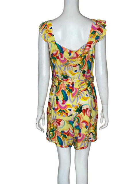 Romper Farm de Algodón Tropical parrot Amarillo - Talla L