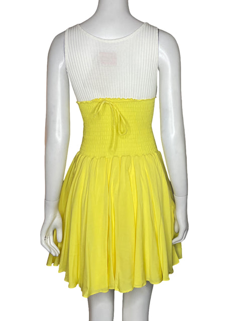 Vestido Alexandra Bueno Fluido Amarillo - Talla M