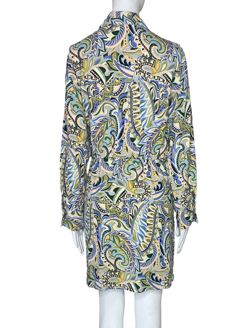 Vestido Intempo Estampado Verde-Talla M