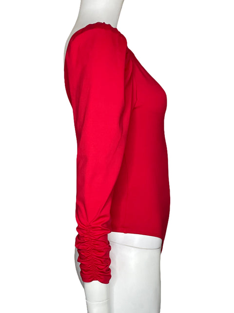 Body Studio F Manga Larga Rojo-Talla XS