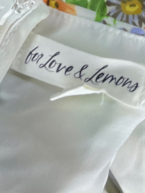 Vestido For Love + Lemons Floral Blanco - Talla S