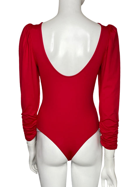 Body Studio F Manga Larga Rojo-Talla XS