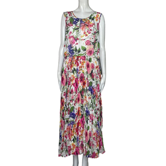 Vestido Donna Ricco Sin Mangas Flowers 
Rosado-Talla 8