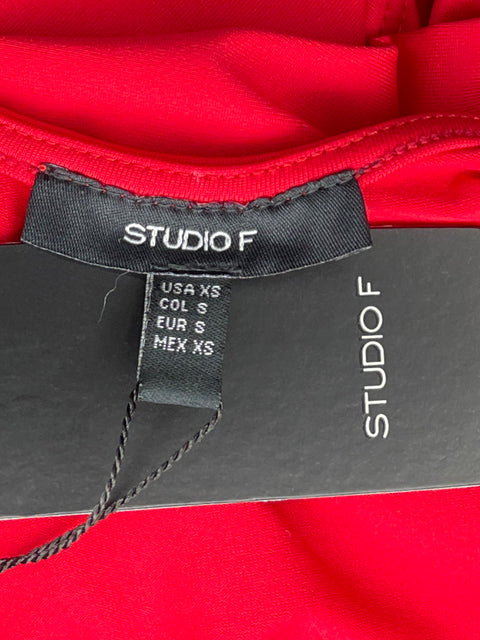 Body Studio F Manga Larga Rojo-Talla XS