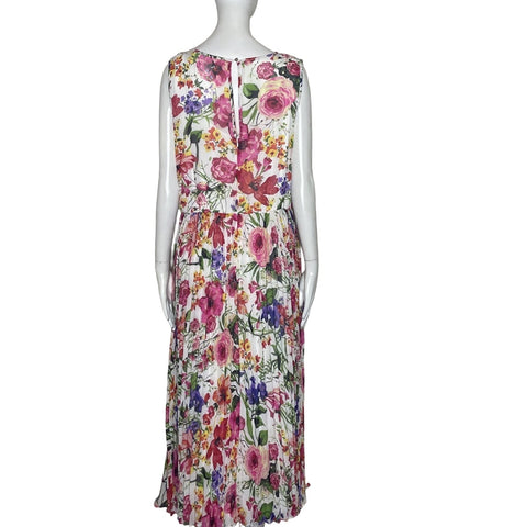 Vestido Donna Ricco Sin Mangas Flowers 
Rosado-Talla 8