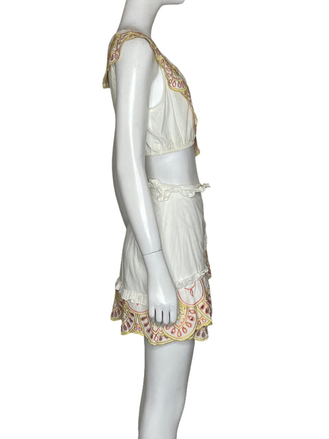 Set Lovers + Friends Top + Falda Blanco - Talla S