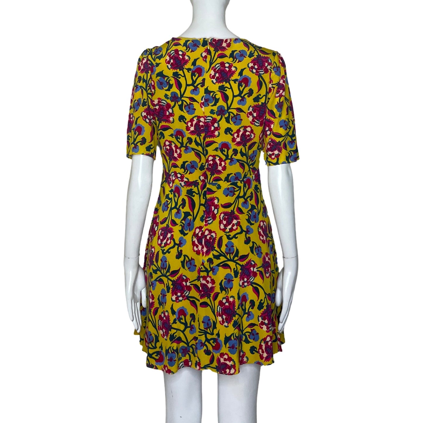 Vestido SALONI Floral Amarillo - Talla 6