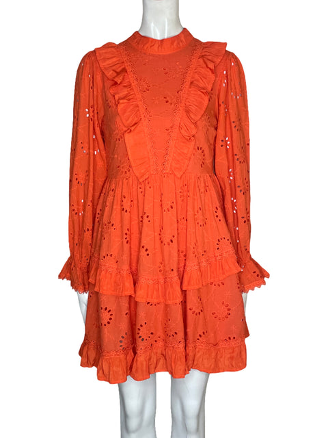 Vestido LC Lizette Collection Vuelo Naranja-Talla S