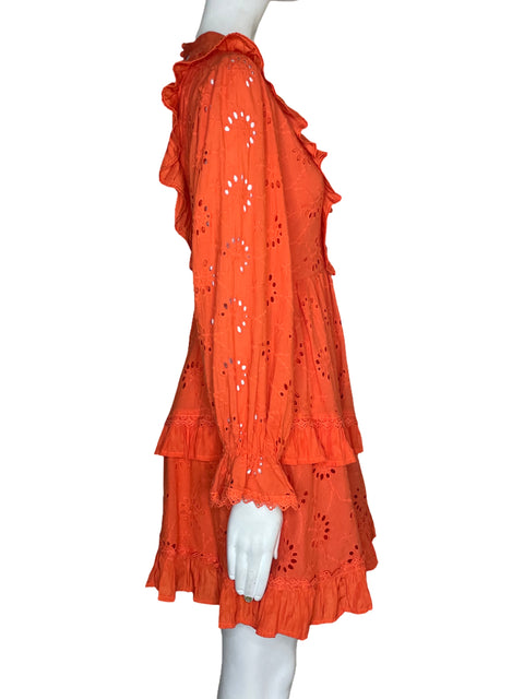 Vestido LC Lizette Collection Vuelo Naranja-Talla S