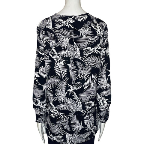 Blusa Lumiere Cuello V Negro-Talla M
