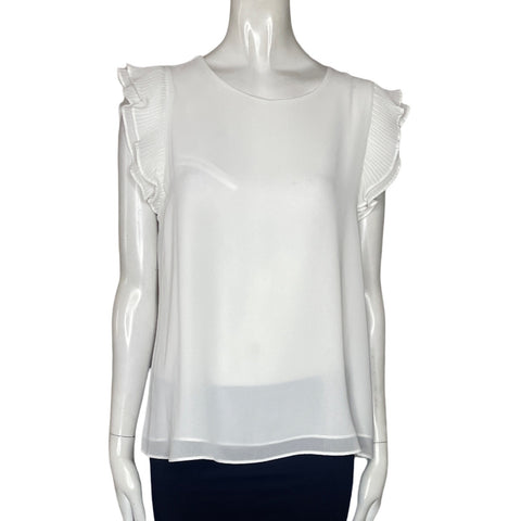 Blusa Naked Zebra Hombrso Vuelos Blanco-Talla M