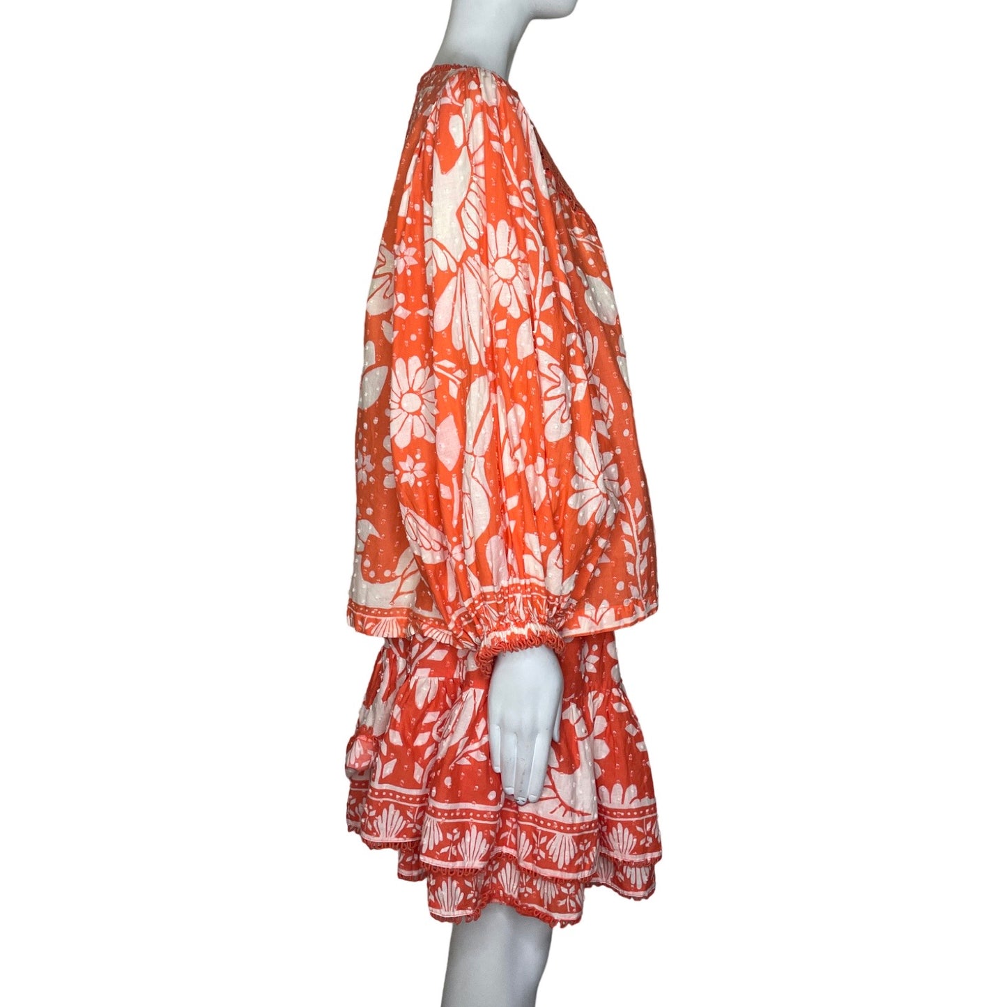 Set FARM RIO Blusa y Falda Floral Naranja - Talla S