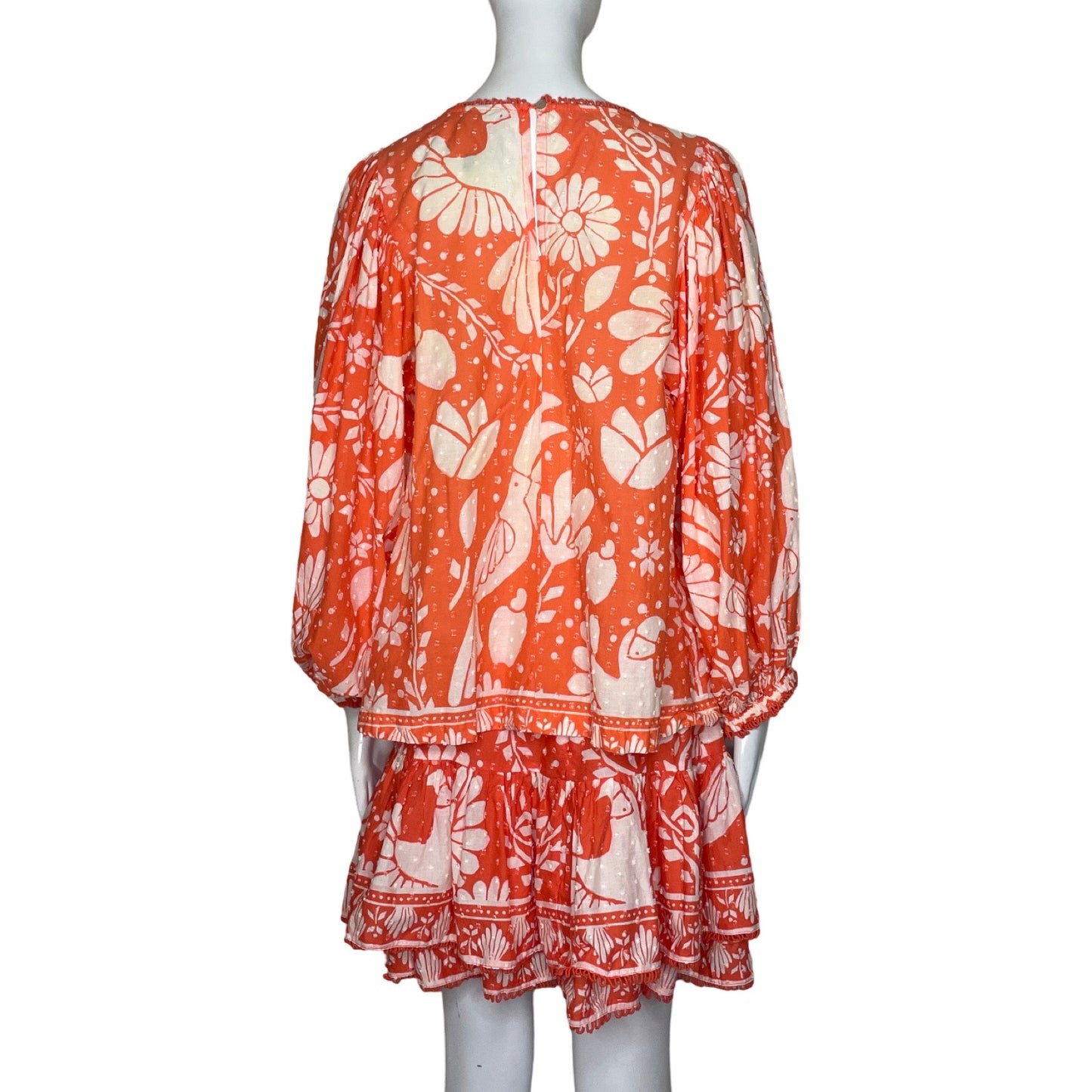 Set FARM RIO Blusa y Falda Floral Naranja - Talla S